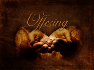 Offering an act of giving - Feed Me The Word Today